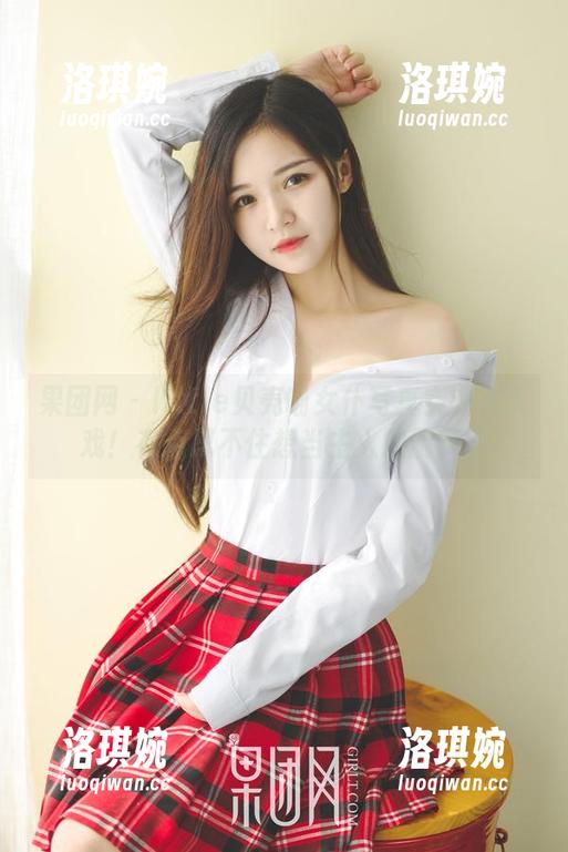 果团网 - little贝壳喵女仆写真实在太入戏！有点忍不住想当主人的厨师了