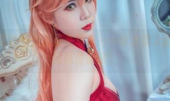这才是真正的无圣光写真——羊大真人的白色樱桃体操服！