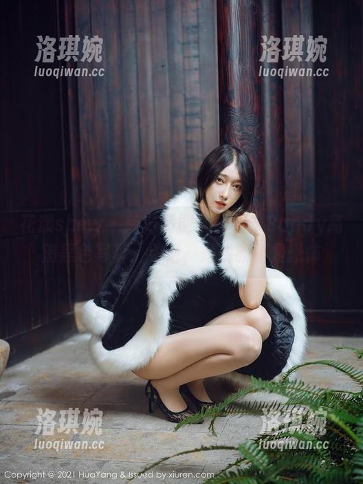 花漾show - 前方高能！周于希Sandy高清黑色写真：别怕，是优雅不是恐怖